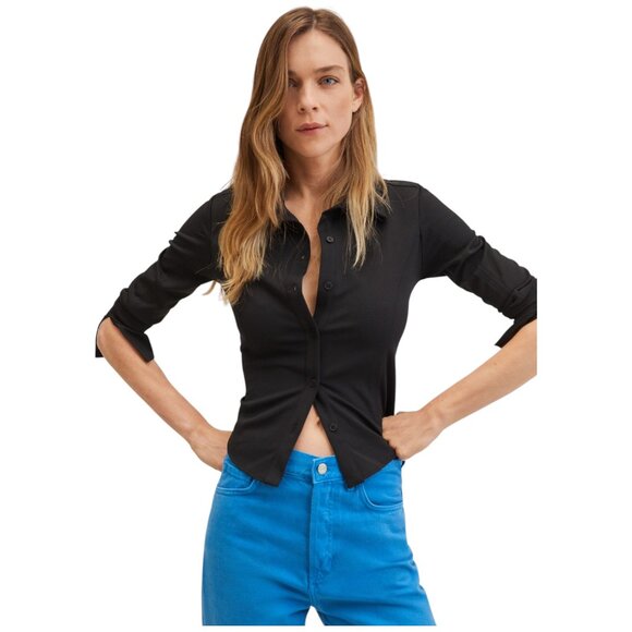 Mango Blue Flare & Wide Leg Jeans - Picture 9 of 13